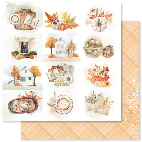 Autumn Days A 12x12 Paper (12pc Bulk Pack) 28108 - Paper Rose Studio