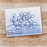 Baby Blue Leaf Medium Outline Metal Die 18099 - Paper Rose Studio