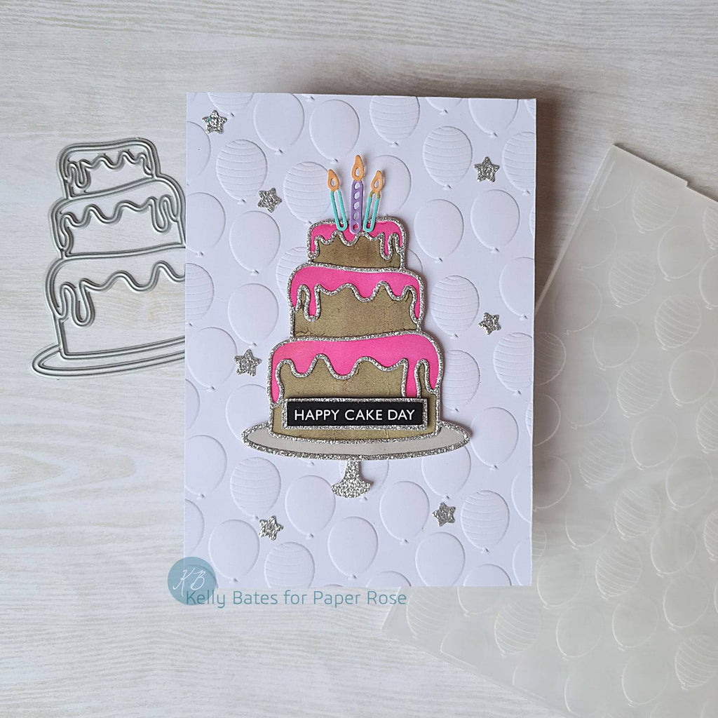 Balloons 3D Embossing Folder 21483 - Paper Rose Studio