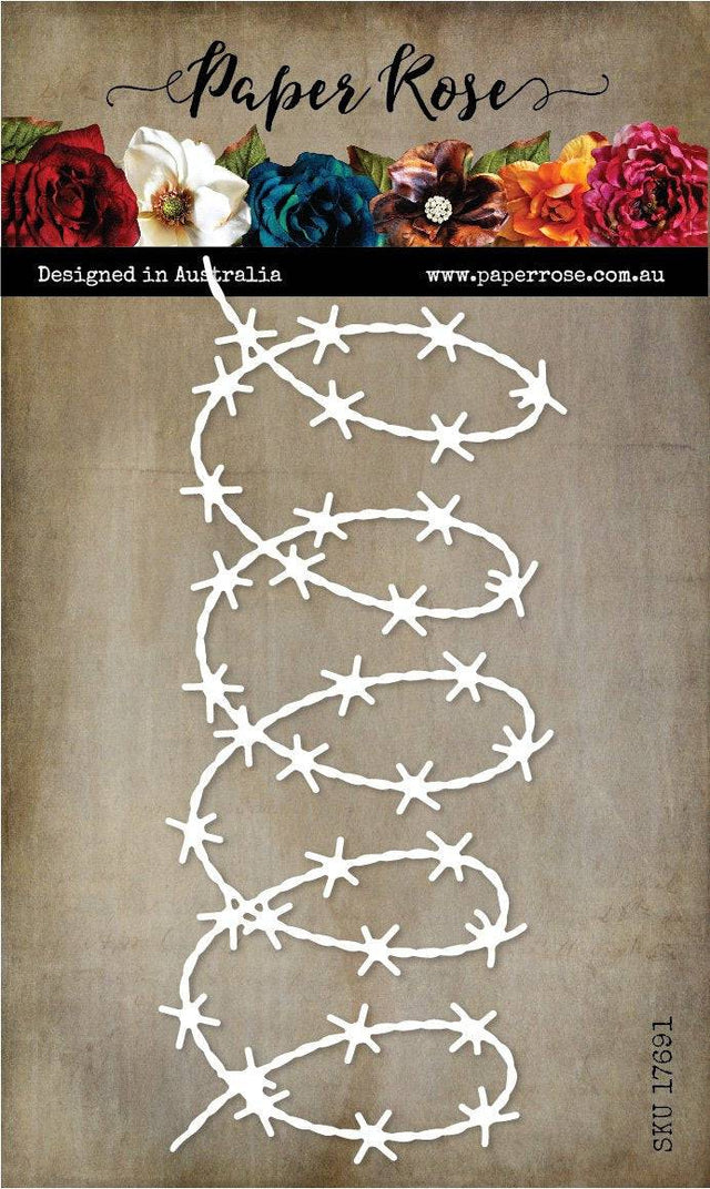 Barbed Wire, Curly Metal Cutting Die 17691 - Paper Rose Studio