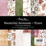 Beautiful Savannah - Flora 6x6 Paper Collection 27499 - Paper Rose Studio