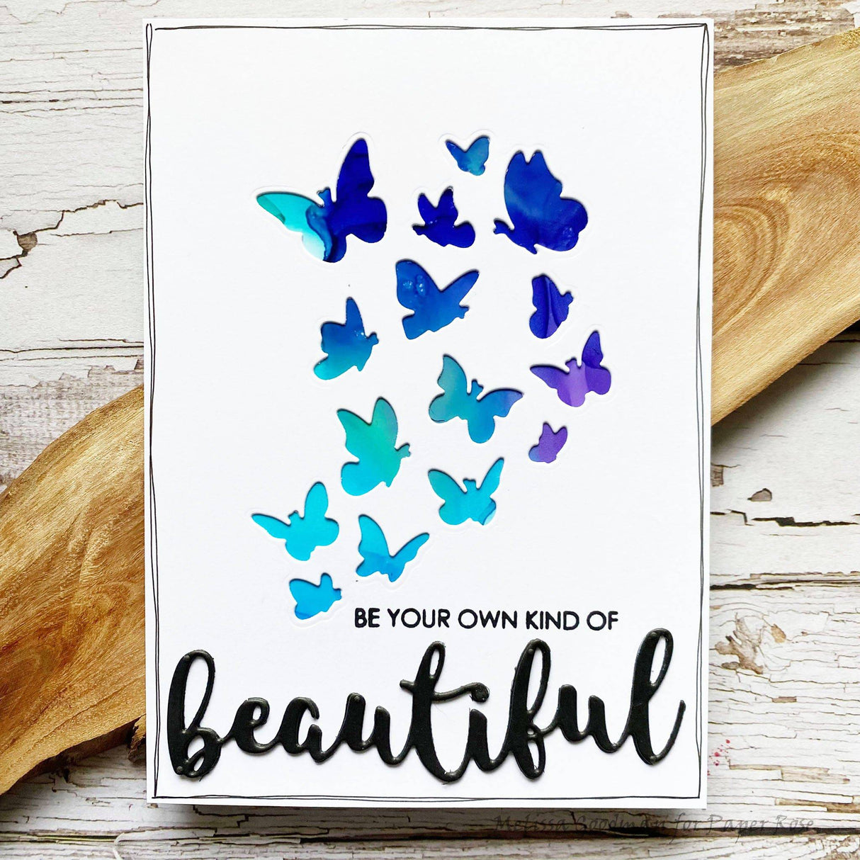 Beautiful Words 4x4"Clear Stamp Set 17985 - Paper Rose Studio