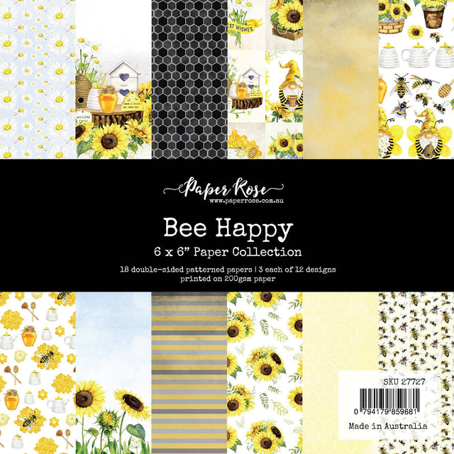 Bee Happy 6x6 Paper Collection 27727 - Paper Rose Studio