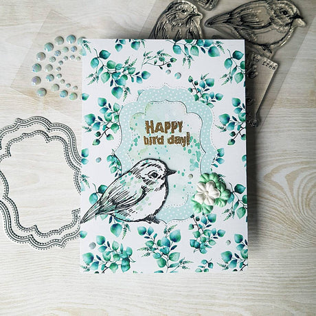 Bird Day 4x6" Clear Stamp Set 17802 - Paper Rose Studio