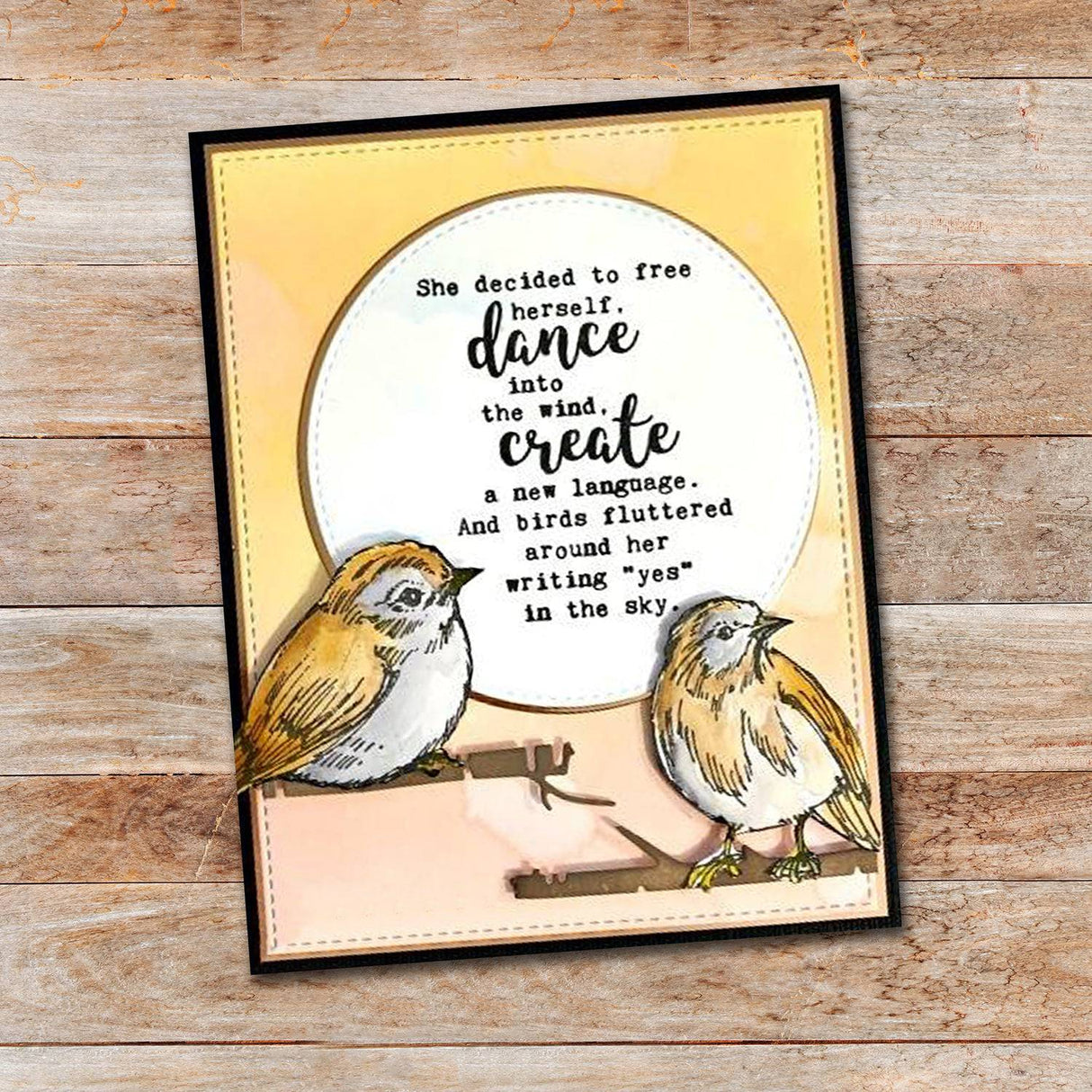 Bird Day 4x6" Clear Stamp Set 17802 - Paper Rose Studio