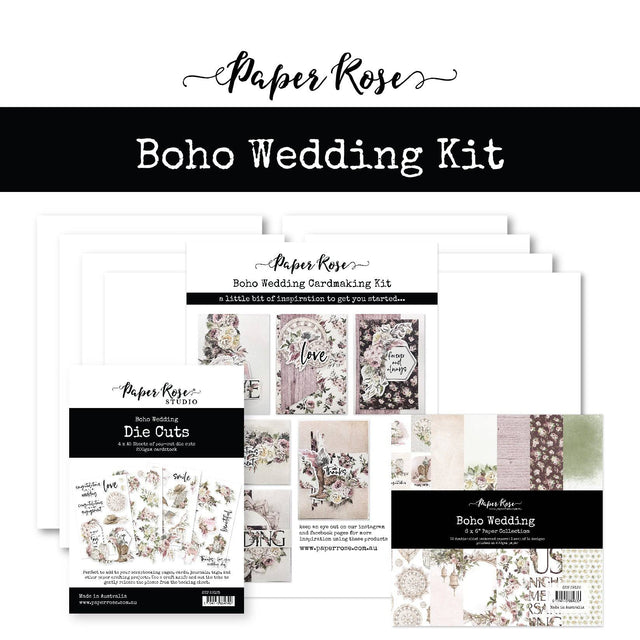 Boho Wedding Cardmaking Kit 29194 - Paper Rose Studio