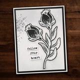 Bold Flower 2 Clear Stamp 24718 - Paper Rose Studio