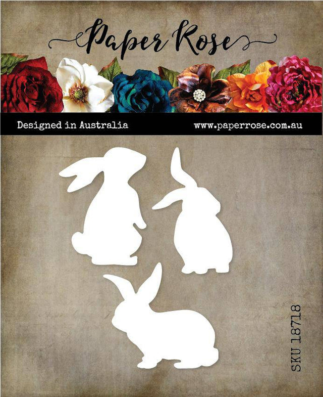 Bunnies Small Metal Cutting Die 18718 - Paper Rose Studio