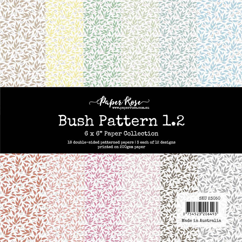 Bush Pattern 1.2 6x6 Paper Collection 23050 - Paper Rose Studio