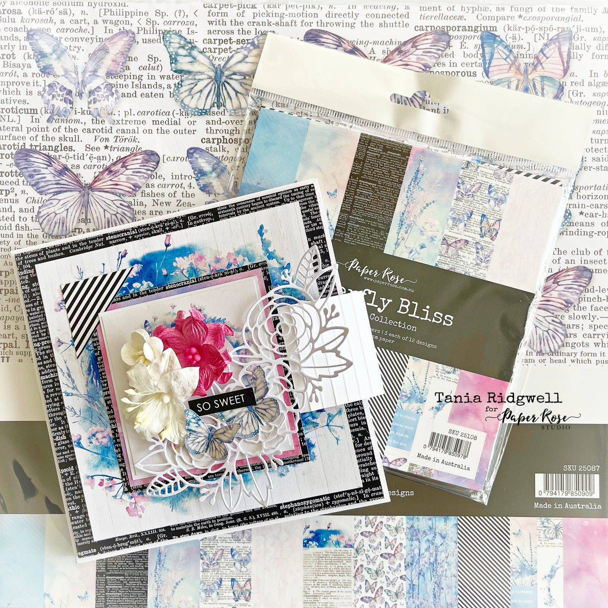 Butterfly Bliss 6x6 Paper Collection 25108 - Paper Rose Studio