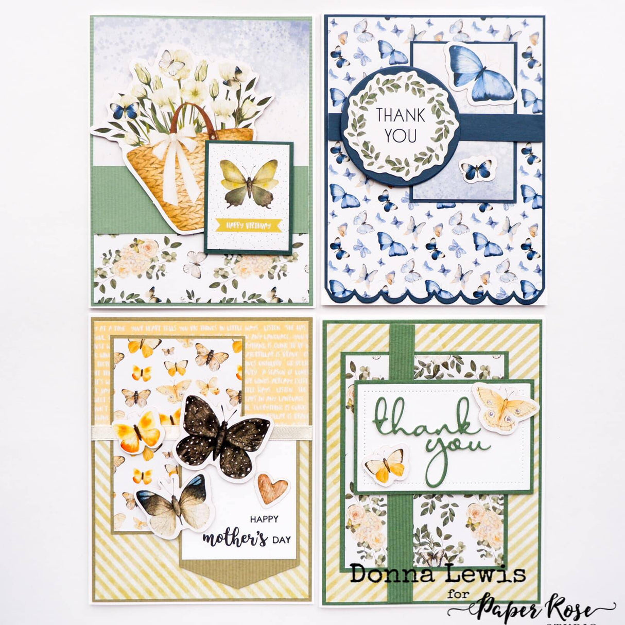 Butterfly Garden 6x6 Paper Collection 25075 - Paper Rose Studio