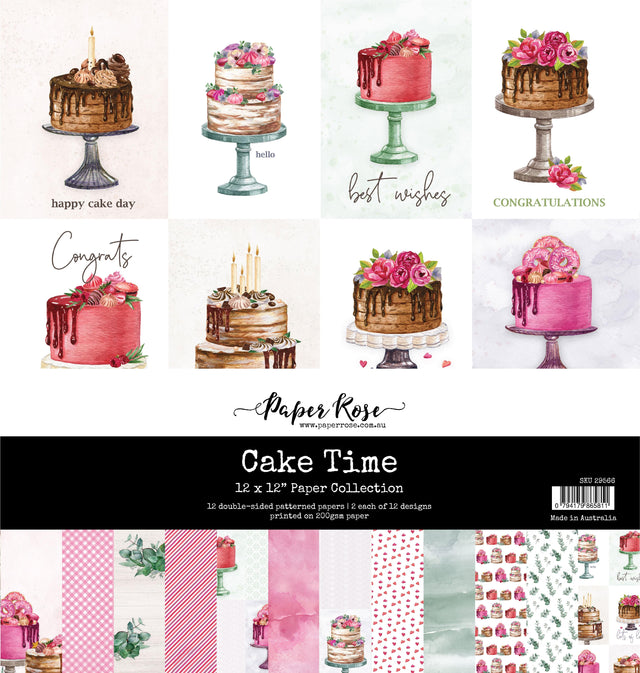 Cake Time 12x12 Paper Collection 29566 - Paper Rose Studio