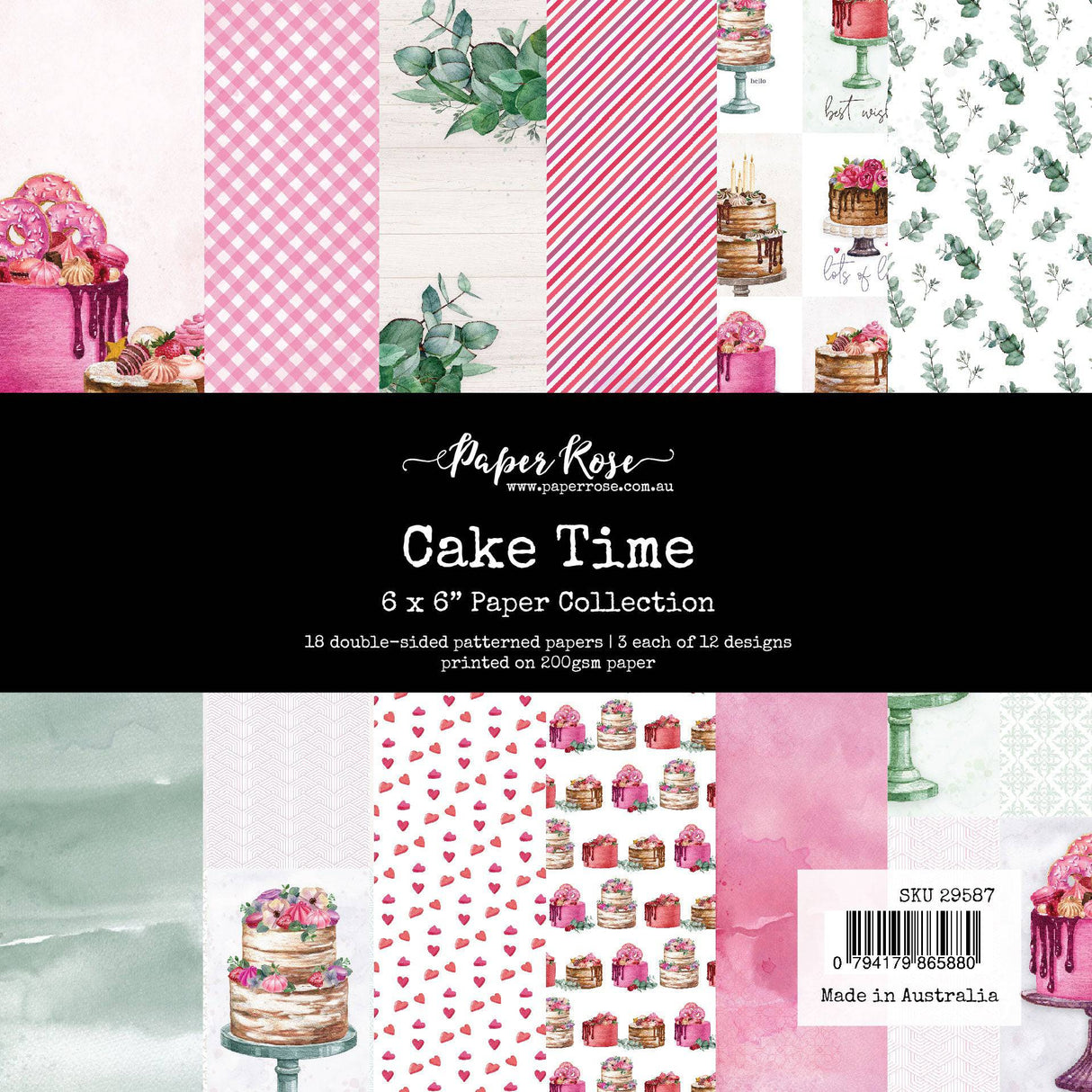 Cake Time 6x6 Paper Collection 29587 - Paper Rose Studio