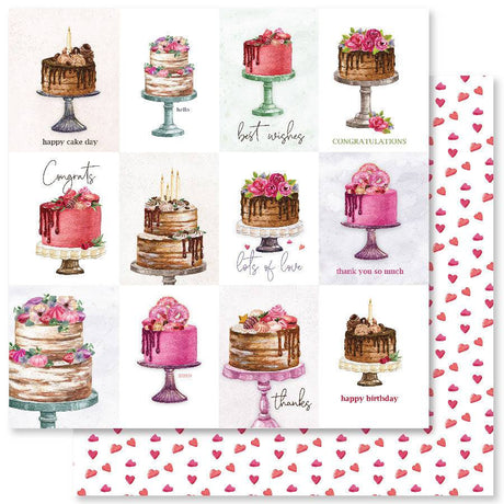 Cake Time A 12x12 Paper (12pc Bulk Pack) 29569 - Paper Rose Studio