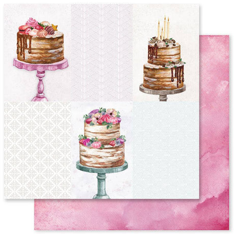 Cake Time D 12x12 Paper (12pc Bulk Pack) 29578 - Paper Rose Studio