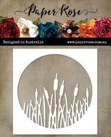 Cattails Circle Metal Cutting Die 23155 - Paper Rose Studio