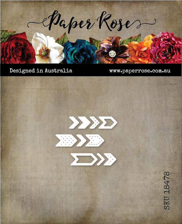 Chevron Small Metal Die Set 18478 - Paper Rose Studio