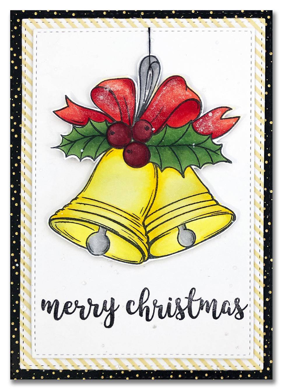 Christmas Bells 4x4" Clear Stamp Set 18339 - Paper Rose Studio