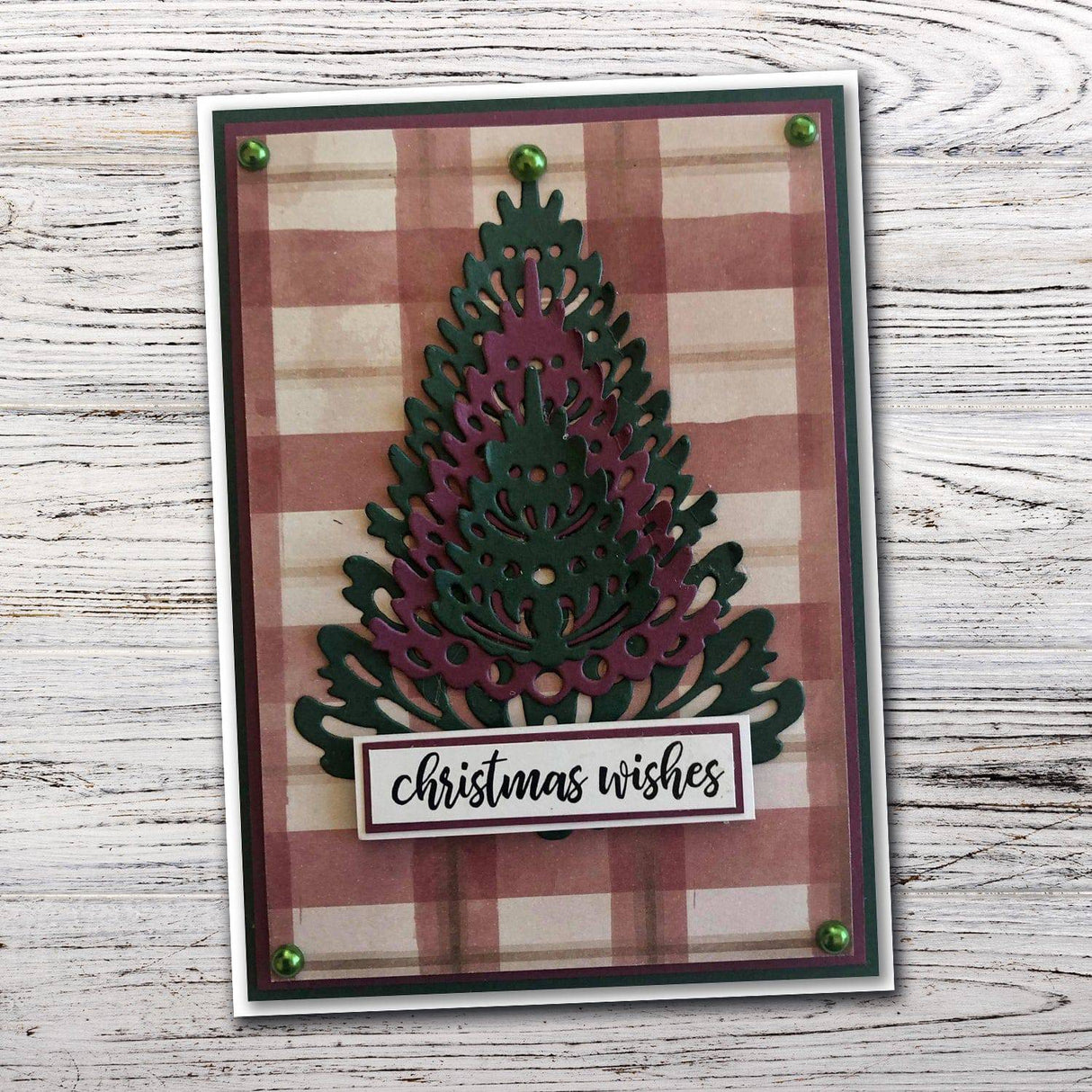 Christmas Fir Tree Large Metal Cutting Die 20589 - Paper Rose Studio