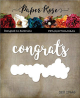 Congrats Layered Metal Cutting Die 17445 - Paper Rose Studio