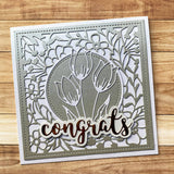 Congrats Layered Metal Cutting Die 17445 - Paper Rose Studio