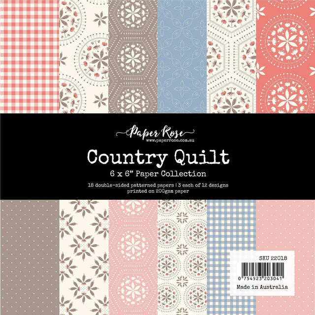 Country Quilt 6x6 Paper Collection 22018 - Paper Rose Studio