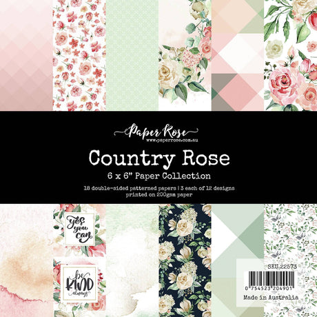 Country Rose 6x6 Paper Collection 22573 - Paper Rose Studio