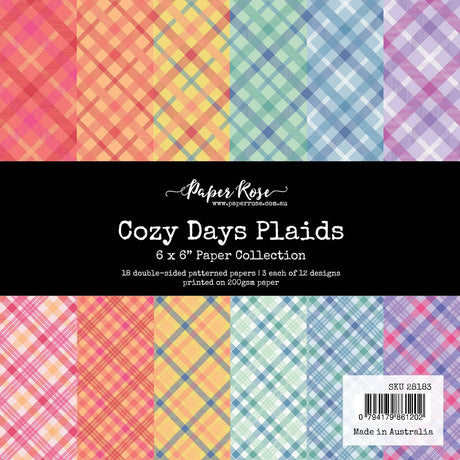 Cozy Days Plaids 6x6 Paper Collection 28183 - Paper Rose Studio