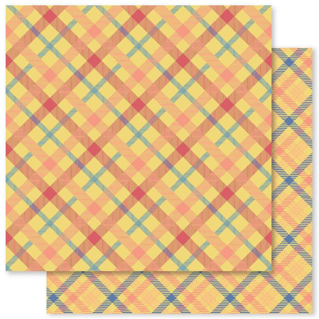 Cozy Days Plaids C 12x12 Paper (12pc Bulk Pack) 28171 - Paper Rose Studio