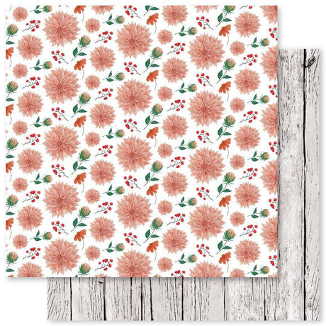 Darling Dahlias C 12x12 Paper (12pc Bulk Pack) 25363 - Paper Rose Studio