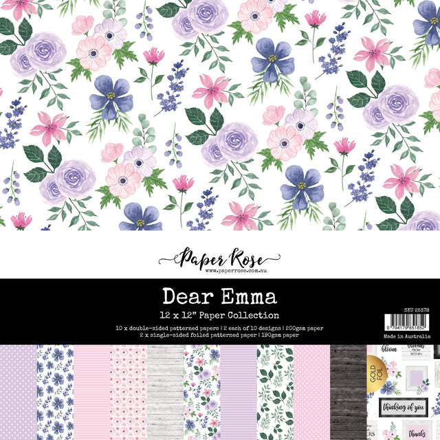 Dear Emma 12x12 Paper Collection 25378 - Paper Rose Studio