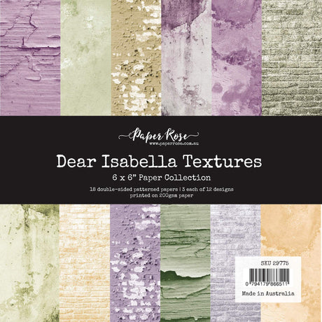Dear Isabella Textures 6x6 Paper Collection 29775 - Paper Rose Studio