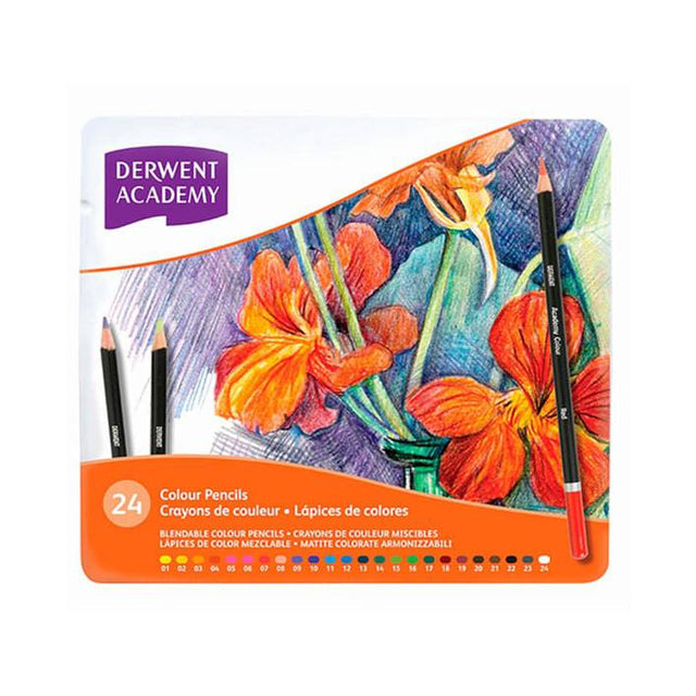 Derwent Academy 24 Pencils - Paper Rose Studio