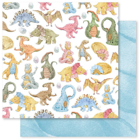 Dino Adventure A 12x12 Paper (12pc Bulk Pack) 27997 - Paper Rose Studio