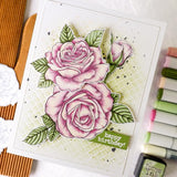 Distressed Mesh 6x6" Stencil 18126 - Paper Rose Studio