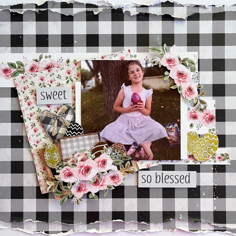 Easter Picnic A 12x12 Paper (12pc Bulk Pack) 25507 - Paper Rose Studio