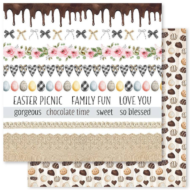 Easter Picnic C 12x12 Paper (12pc Bulk Pack) 25513 - Paper Rose Studio