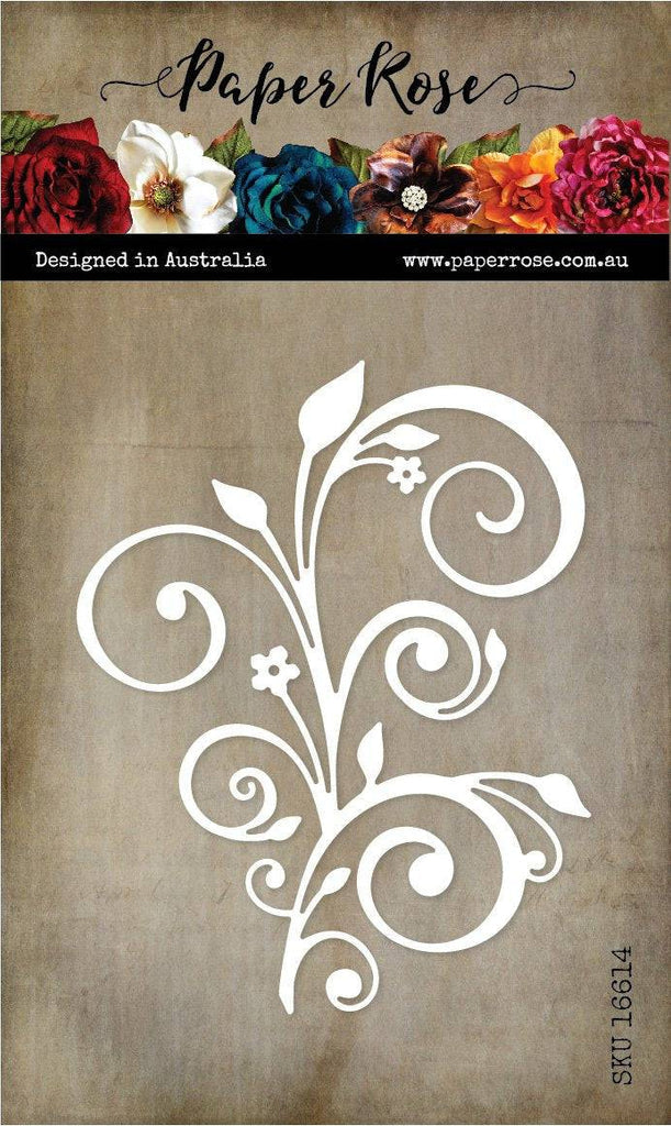 Elegant Flourish Large Metal Cutting Die 16614 - Paper Rose Studio