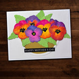 Etched Pansy 1 Metal Cutting Die 25666 - Paper Rose Studio