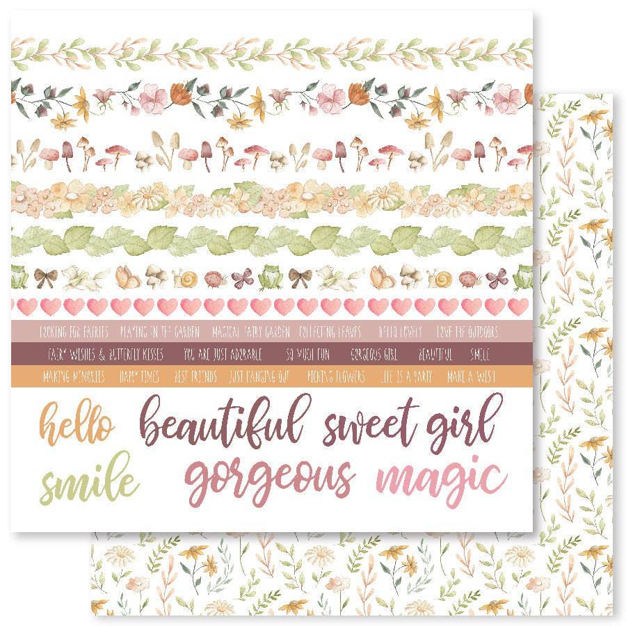 Fairy Garden E 12x12 Paper (12pc Bulk Pack) 24607 - Paper Rose Studio