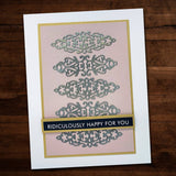 Filigree Rectangle Frame Set Metal Cutting Die 20967 - Paper Rose Studio