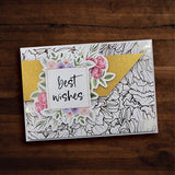 Floral Backgrounds - Gold Foil 6x6 Paper Collection 29218 - Paper Rose Studio