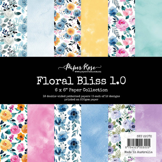 Floral Bliss 1.0 6x6 Paper Collection 22072 - Paper Rose Studio