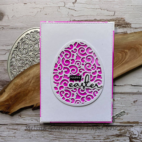 Flourish Egg 2 Metal Cutting Die 21300 - Paper Rose Studio