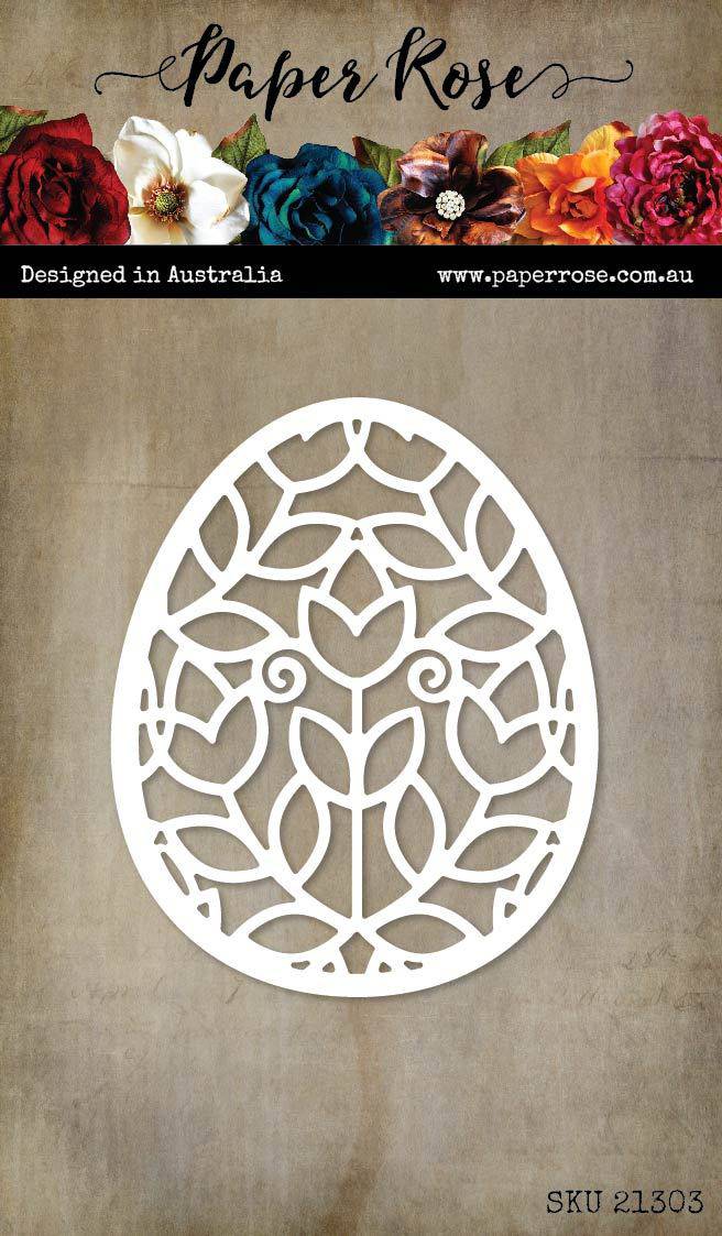 Flourish Egg 3 Metal Cutting Die 21303 - Paper Rose Studio