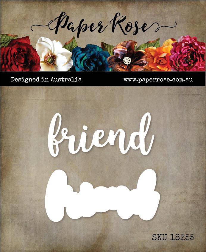 Friend Layered Metal Cutting Die 18255 - Paper Rose Studio