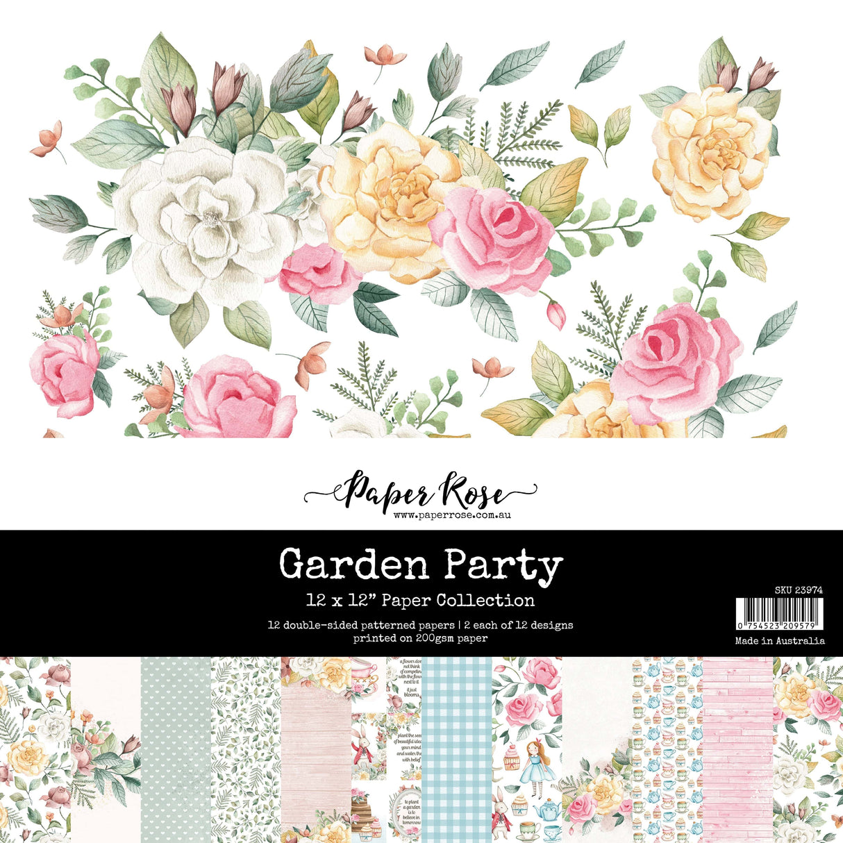 Garden Party 12x12 Paper Collection 23974 - Paper Rose Studio