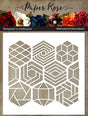 Geo Hexies 6x6" Stencil 21994 - Paper Rose Studio