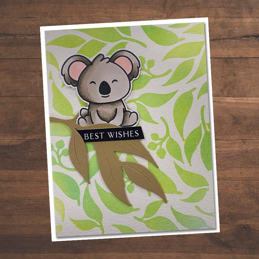 Get Well Soon Koala 3x4" Clear Stamp Set 23101 - Paper Rose Studio