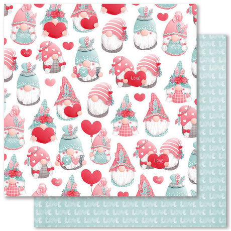 Gnomie Hugs A 12x12 Paper (12pc Bulk Pack) 29074 - Paper Rose Studio